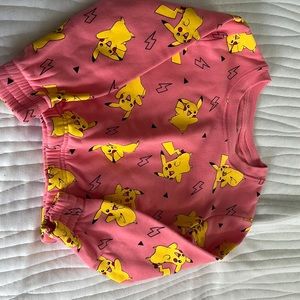 NWOT Pokémon youth crop sweatshirt